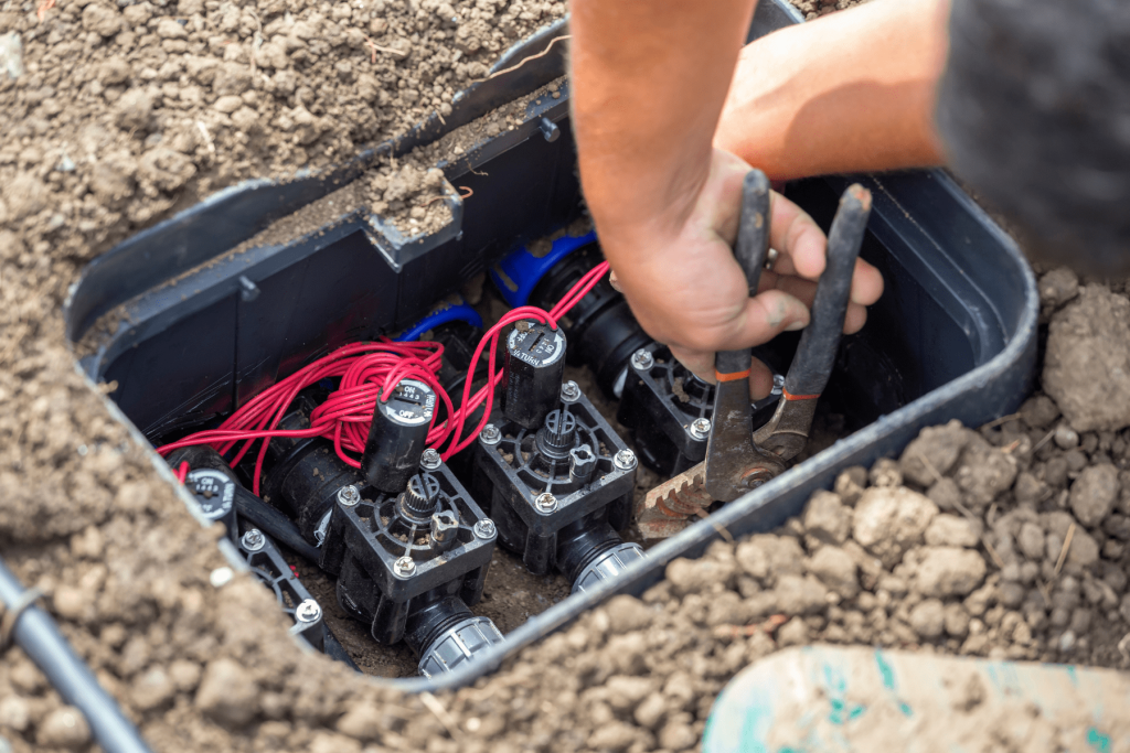 Sprinkler valve repair