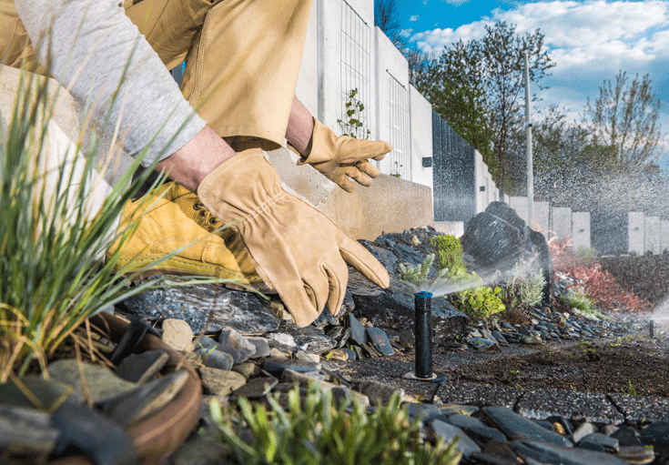 Residential irrigation maintenance in Grosse Pointe